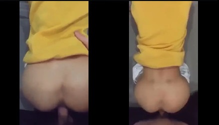 Lần đầu doggy em mông to